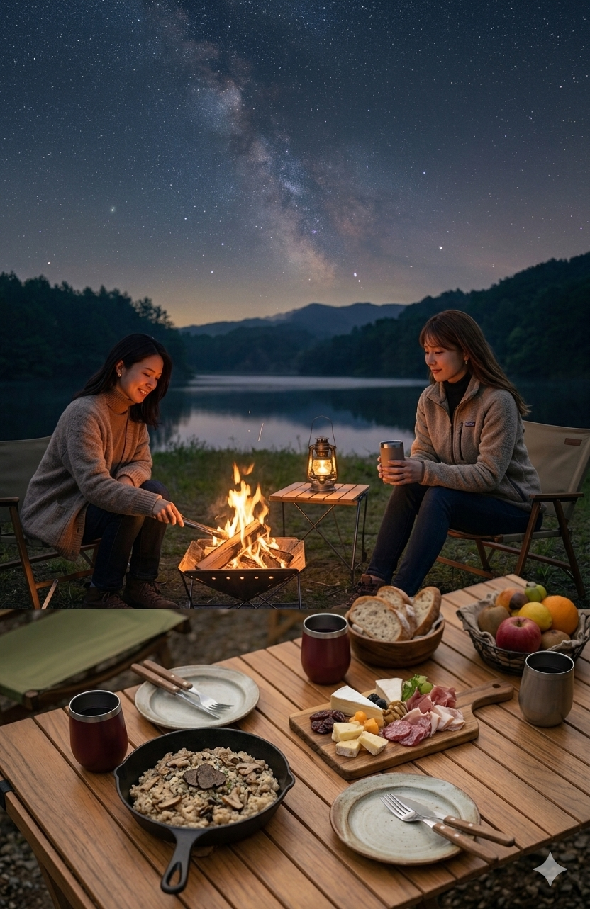 癒やしの森で、贅沢な休日を。 大人女子のための特別なキャンプ体験を。