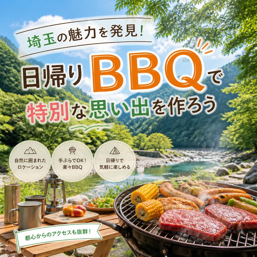 埼玉の魅力を発見！日帰りBBQで特別な思い出を作ろう