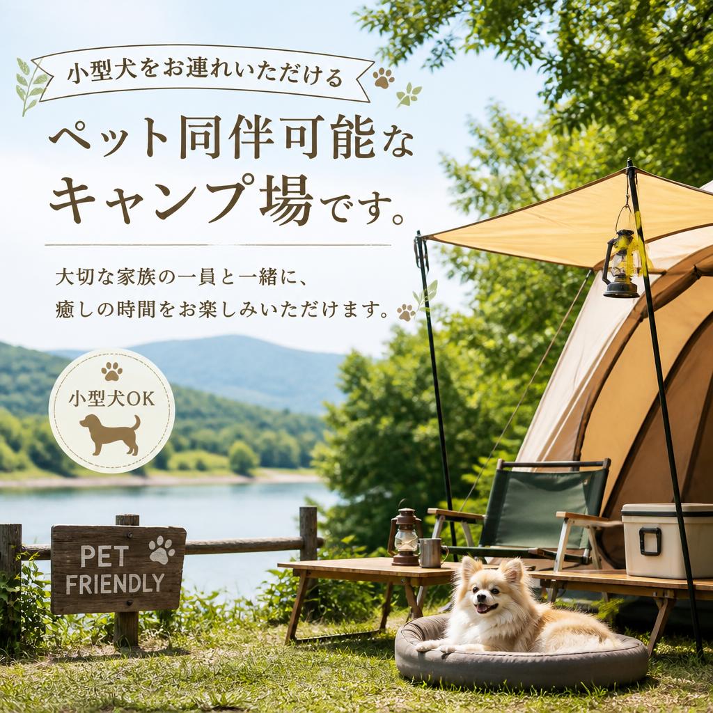 ペットも一緒にアウトドア