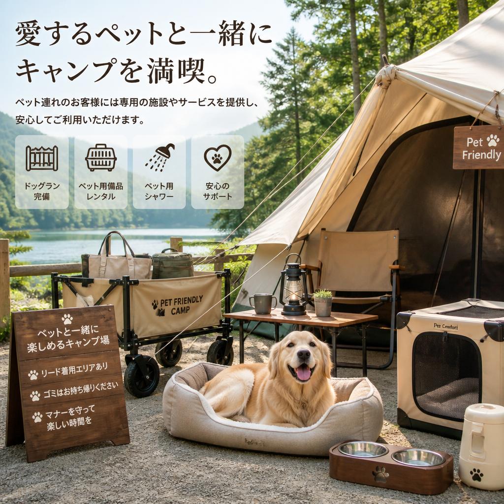 ペットも一緒に