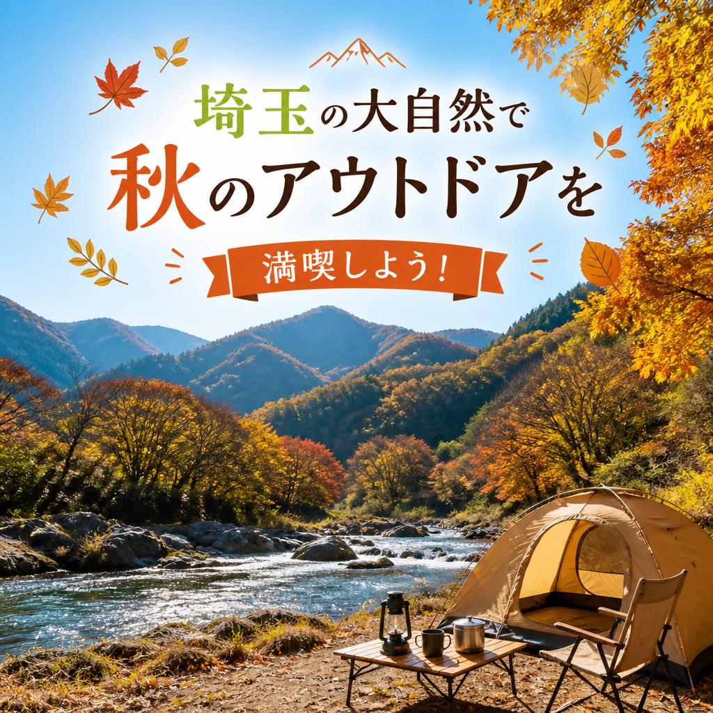 埼玉の大自然で秋のアウトドアを満喫しよう！