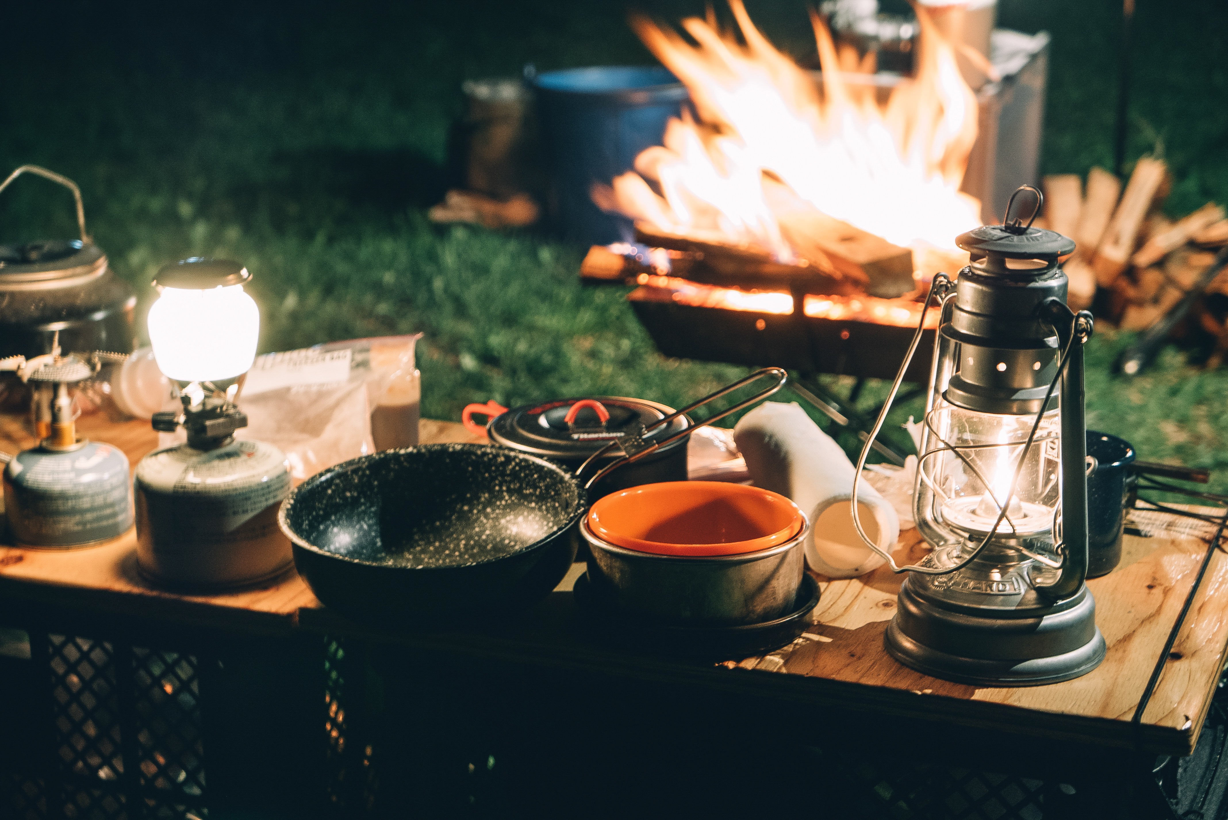 広々としたBBQエリア